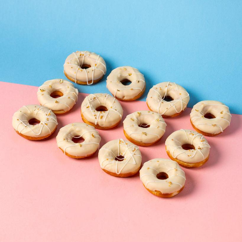 Hochzeit Mini-Donut Geschenkbox (vegan)