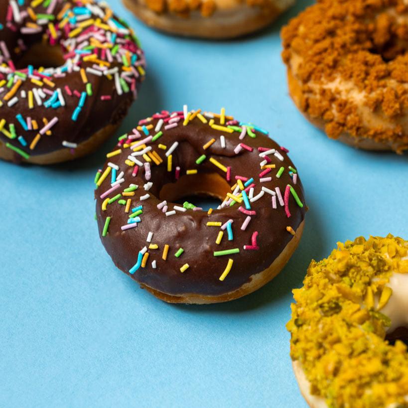 "Coffee Break" Mini-Donut Geschenkbox (vegan)