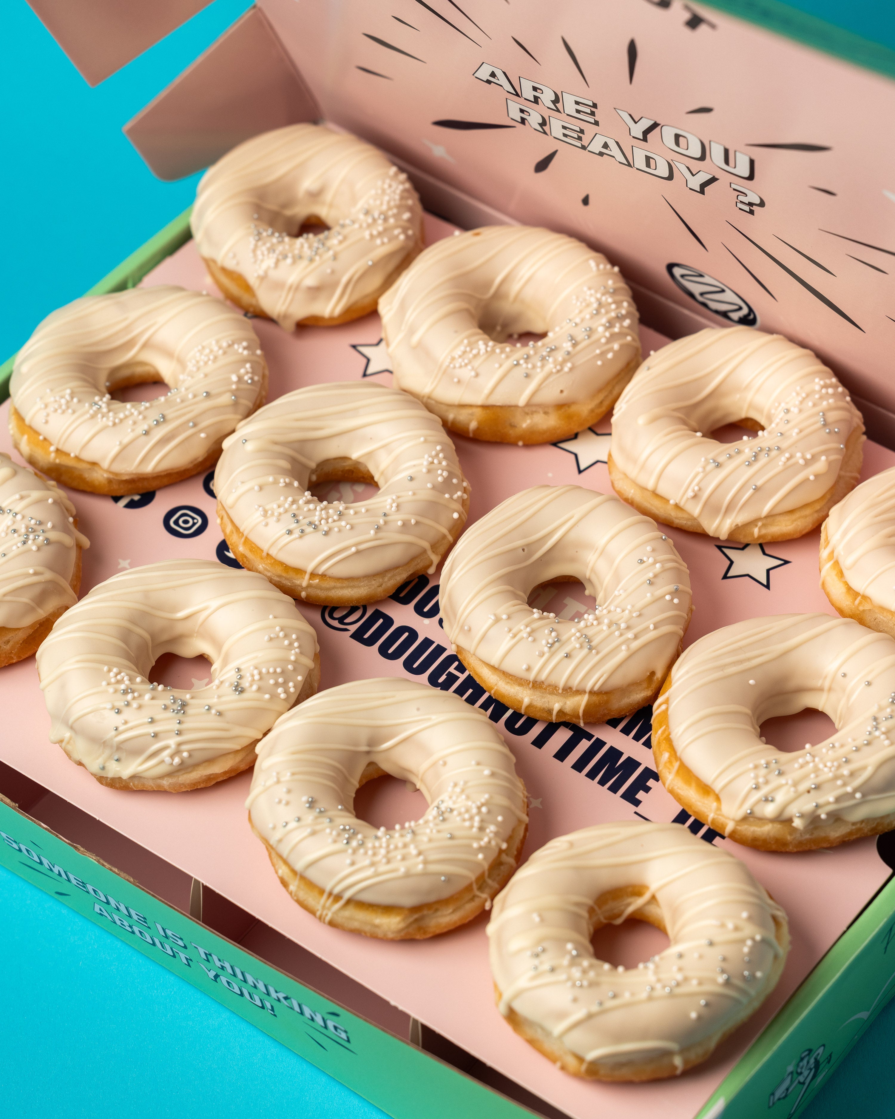 Hochzeit Mini-Donut Geschenkbox (vegan)