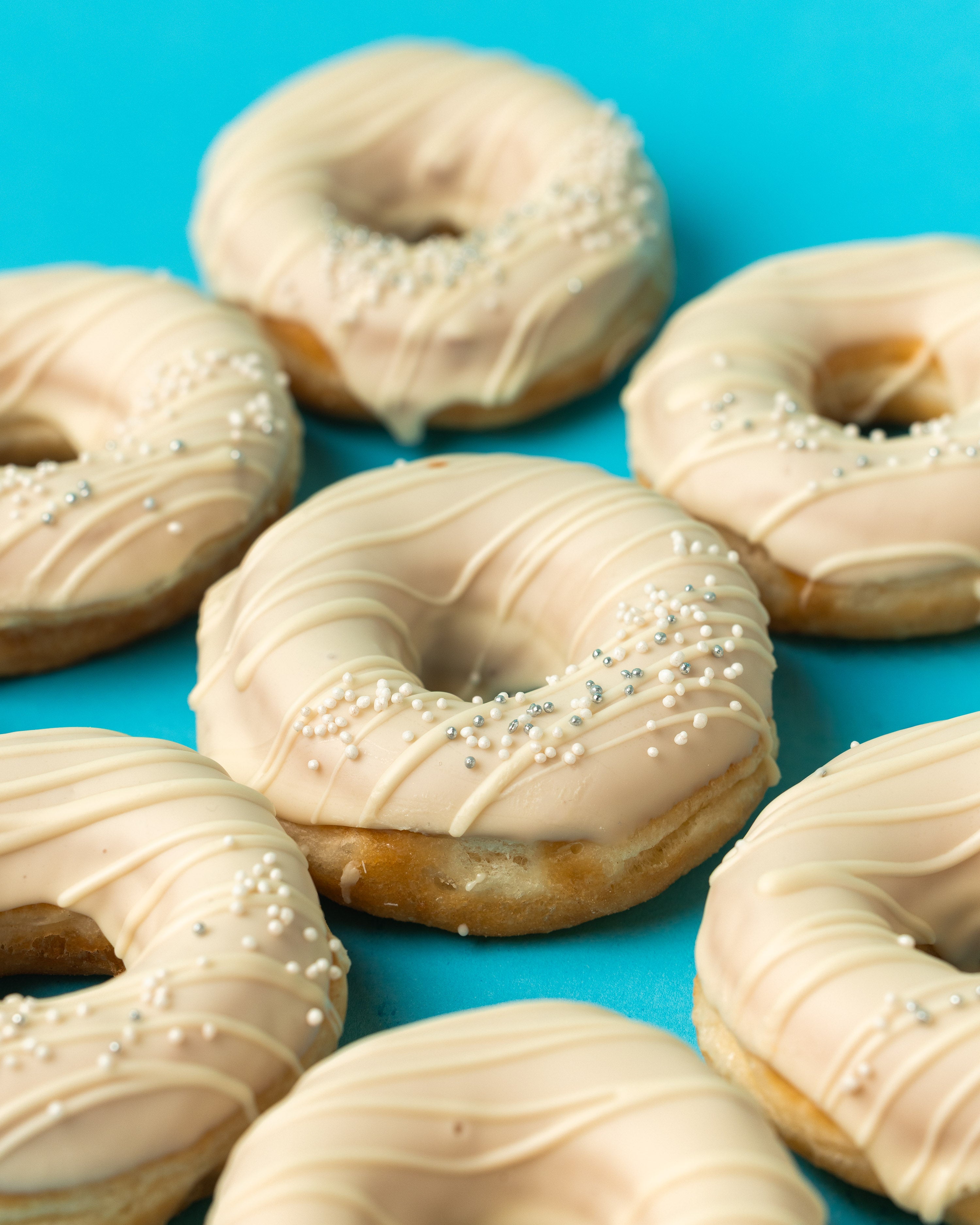 Hochzeit Mini-Donut Geschenkbox (vegan)