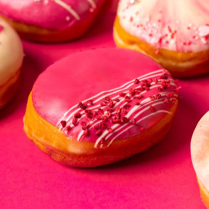 "Pink Party" Donut Geschenkbox (vegan)